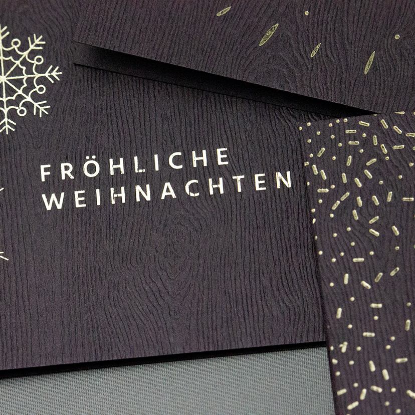 Grußkarte Fröhliche Weihnachten