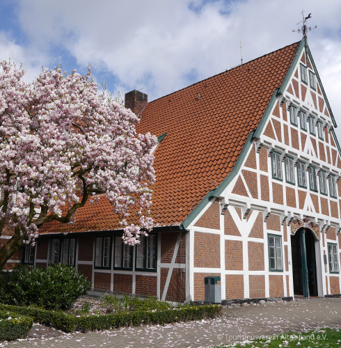 Rathaus Jork in der Blütezeit